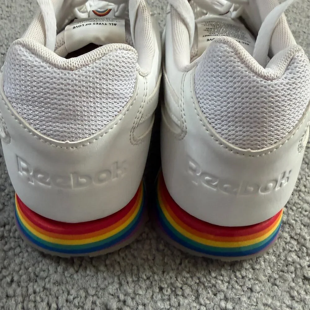 Reebok Classic Harman Run S Pride Sneakers Men's Sz. 12 -All Types of Love - EUC